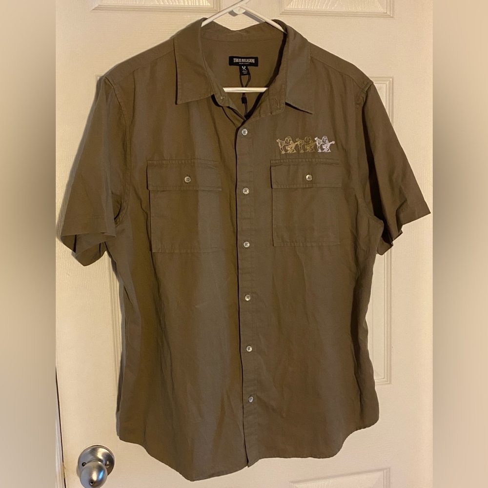 True Religion Embroidered Button Up - Picture 2 of 5